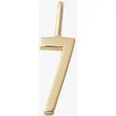 Design Letters Lucky Numbers 10 mm Gold 0-9 No. 007