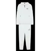 EA7 för män. 8NPV08_PN4HZ Tennis Pro Träningsoverall vit (L), Deportivo, Tennis/Padel, Multisport, Polyester, Lång ärm