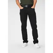 Levi's för män. 29507-0031 Jeans 502 med konisk passform, svart (36/30), Casual, Bomull, Denim, Hållbar