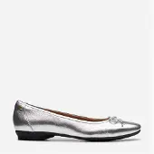 Clarks Candra Ljus Silvrig Metallic Skor