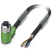 Phoenix Contact 1682919 Sensor/ställdon-kontakt, konfektionerad M12 Hona vinklad 3.00 m Antal poler (RJ): 4 1 st