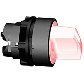 Schneider Electric Harmony drejegreb i plast för LED med 2 fasta positioner i röd färg