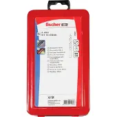 Fischer 536605 HSS-G HSS Metall-spiralborrset 25 delar 1 mm, 1.5 mm, 2 mm, 2.5 mm, 3 mm, 3.5 mm, 4 mm, 4.5 mm, 5 mm, 5.5 mm, 6 mm, 6.5 mm, 7 mm, 7.5 mm, 8 mm,