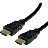 Roline recycled material HDMI Anslutningskabel HDMI-A-kontakt, HDMI-A-kontakt 5.00 m Svart 11.45.5735 Standard HDMI, Halogenfri, TPE-hölje HDMI-kabel