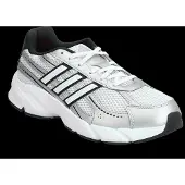 Adidas Låg sneaker 'Technochaos 2000' silvergrå / svart / vit
