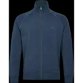 BOSS Zip-up jacket in stretch cotton with embroidered logo