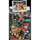 Paw Patrol Sänglinne - Juniorstorlek 100x140 cm