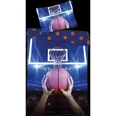 Licens Basketball sängkläder - 100% bomull - Barnsängset 140x200 cm