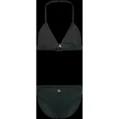 Calvin Klein Girls Triangle Bikini Set CK Monogram