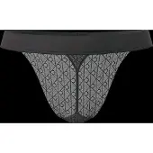 Calvin Klein Thong Microfibre Lace