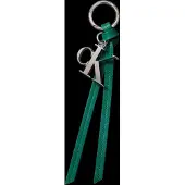 Calvin Klein Leather Signature Logo Tassel Bag Charm