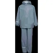 CeLaVi Regnkläder m. Hängslen - PU - China Blue - - 70 - Regnkläder