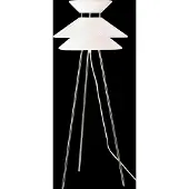 Frandsen Golvlampa , Kiku, Vit, Vardagsrum, Tyg / textil