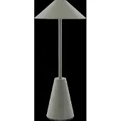 Globen Lighting batteridriven utomhusbordslampa Cannes, grön, IP54 dimbar, Grön, Vardagsrum / matsal, Syntetmaterial, Skandinavisk