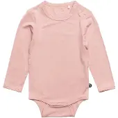 Minymo Body l/ä - Bambu - Rosa - - 56 - Body L/Ä