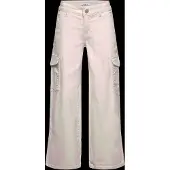 Name it Byxor - NkfRose Wide Twill - Turturduva - - 13 år (158) - Byxor - Bomull