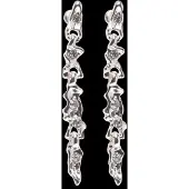 Pilgrim Örhängen 'Sunset' silver