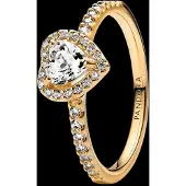 Pandora Timeless Heart gold-plated ring 168421C01-50