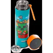 Puckator Minecraft termisk flaska i rostfritt stål