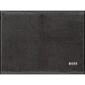 BOSS Cotton bath mat with contrast embroidered logo