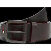 Tommy Hilfiger Tommy Jeans Scanton Logo Textured Leather Belt