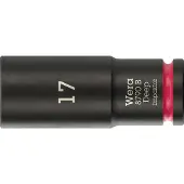 Wera 8790 B Impaktor Deep 05005558001 Ytter-sexkantig Hylsnyckelinsats 17 mm 17 mm 3/8