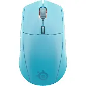 SteelSeries Rival 3 Wireless - Mus - ergonomisk - högerhänt - optisk - 6 knappar - trådlös - 2.4 GHz, Bluetooth 5.0 - trådlös USB-mottagare - mattsvart