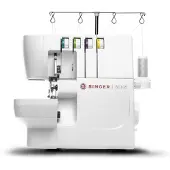 SINGER S0105, Vit, Overlock symaskin, Overlock, 1300 stygn per minut, Variabel, Elektrisk