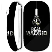 MANIACASE Souris sans fil logo real madrid blanc