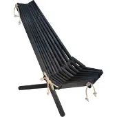 EcoFurn Ecochair stol Svartoljad al