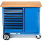 Gedore 1814923 Arbetsbänk med hjul (B x H x D) 1100 x 985 x 550 mm Blå