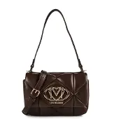 Love Moschino Axelremsväska brun