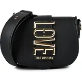 Moschino Svart Polyeten Handväska