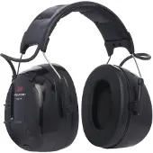 Peltor ProTac III MT13H221A - Hörlurar - huvudband - vertikal - kabelansluten - 3,5 mm kontakt - ljudisolerande - svart