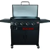 Char-Griller Flat Iron Premium grillplatta, 4 brännare