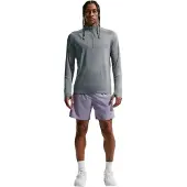 Nike Löpartröja Dri-FIT Miler UV - Grå/Silver, storlek Large