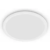 Philips Superslim CL550 - Vägg-/taklampa - LED - 15 W - 4000 K - rund - vit