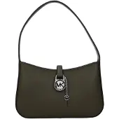 Michael Kors Grön Läderhandväska