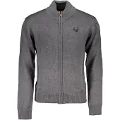 Gianmarco Venturi Grigio Bomull Herr Cardigan