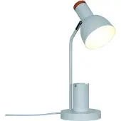 Nordlux Bordslampa Devone, vit, höjd 43 cm, metall Devone, Vitt / opal, Barnrum, Metall, Skandinavisk, Bordslampa