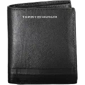 Tommy Hilfiger Svart Läderplånbok