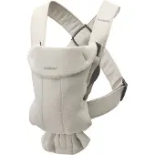BabyBjörn åkpåse MINI 3D JERSEY ljusbeige 021087