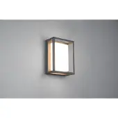 TRIO Lighting LED utomhus vägglampa Witham, Svart, Metall, Modern, LED-vägglampa utomhus