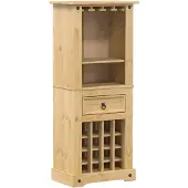 vidaXL Vinhylla Corona 56x35x134,5 cm massiv furu