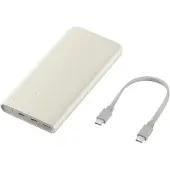Samsung Powerbank 10000 mAh Power Delivery 3.0 Li-Ion Beige Statusindikering