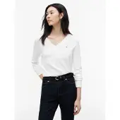 Tommy Hilfiger Stitch V-n Pikétröja Med Lång ärm