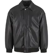 Urban Classics Synthetic Leather Jacka