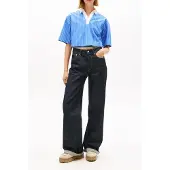 Tommy Hilfiger Tommy Jeans Relaxed Fit Popover Short Sleeve Shirt