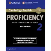 Cambridge English Proficiency 2 Student's Book with Answers