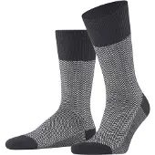 Falke Airport Herring Stripe Strumpor Svart Storlek